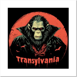 Transylvania Iron Maiden monkey Posters and Art